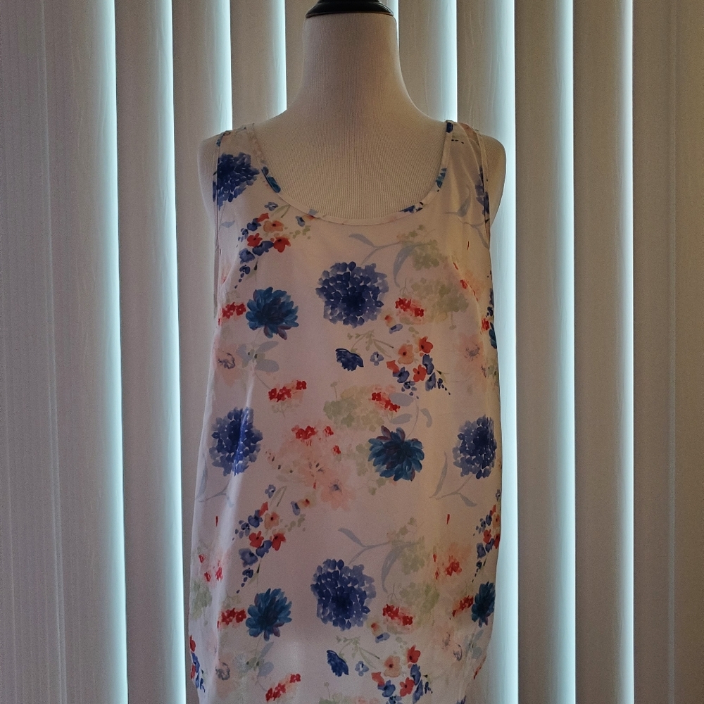 Floral tank top